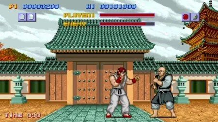 Street Fighter I: Ryu luchando