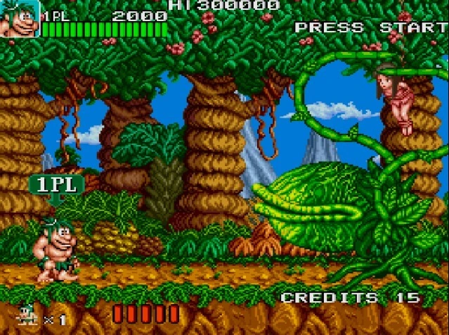 Enemigos prehistóricos para Joe y Mac