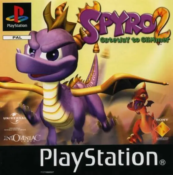 Portada de Spyro the Dragon 2 para PSOne