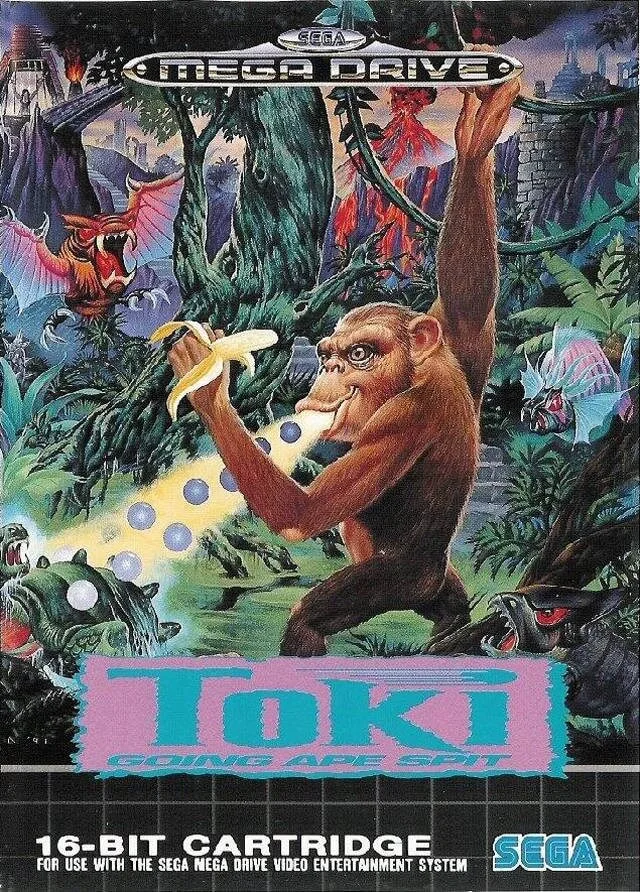 Toki portada de MegaDrive