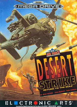 Desert Strike Mega Drive Portada
