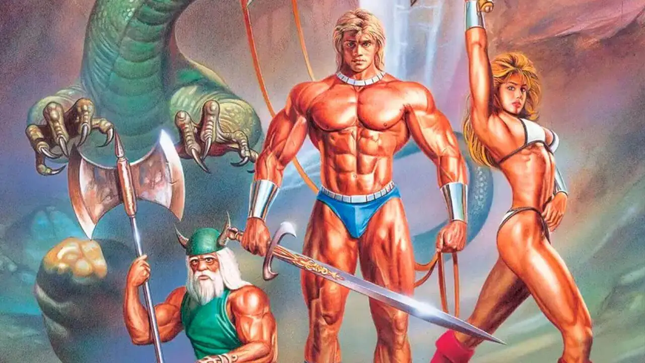 Golden Axe, portada del videojuego