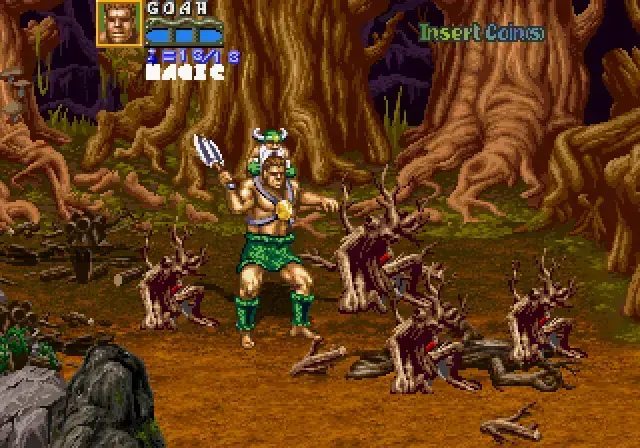 Captura de pantalla de la saga Golden Axe